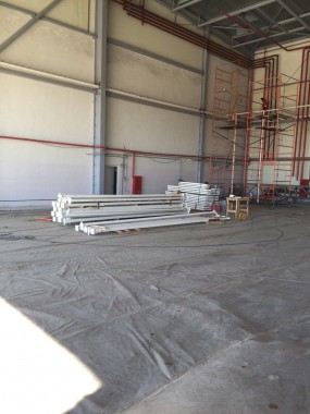 Покрасочно-сушильная камера для самолетов Airbus в Авиационно-техническом центре