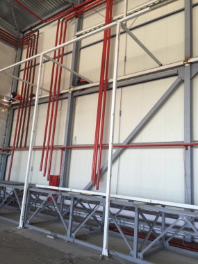 Покрасочно-сушильная камера для самолетов Airbus в Авиационно-техническом центре