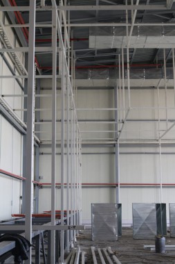 Покрасочно-сушильная камера для самолетов Airbus в Авиационно-техническом центре