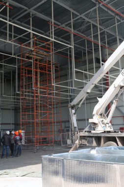 Покрасочно-сушильная камера для самолетов Airbus в Авиационно-техническом центре