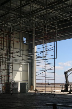 Покрасочно-сушильная камера для самолетов Airbus в Авиационно-техническом центре