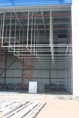 Покрасочно-сушильная камера для самолетов Airbus в Авиационно-техническом центре