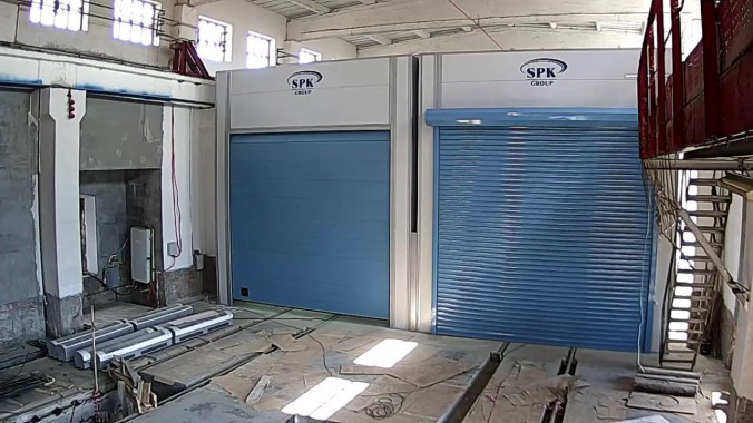 Дробеструйная камера для жд вагонов. Музей РЖД в г. Екатеринбург Дробеструйная камера для жд вагонов. Музей РЖД в г. Екатеринбург