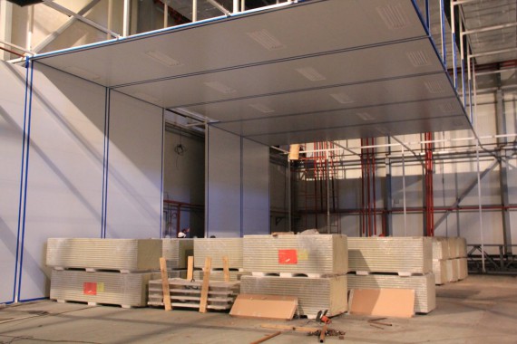 Покрасочно-сушильная камера для самолетов Airbus в Авиационно-техническом центре