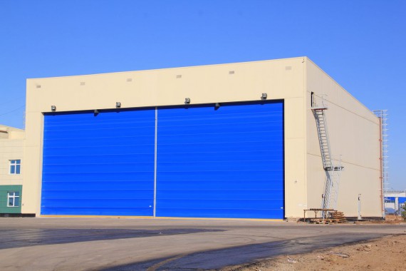 Покрасочно-сушильная камера для самолетов Airbus в Авиационно-техническом центре