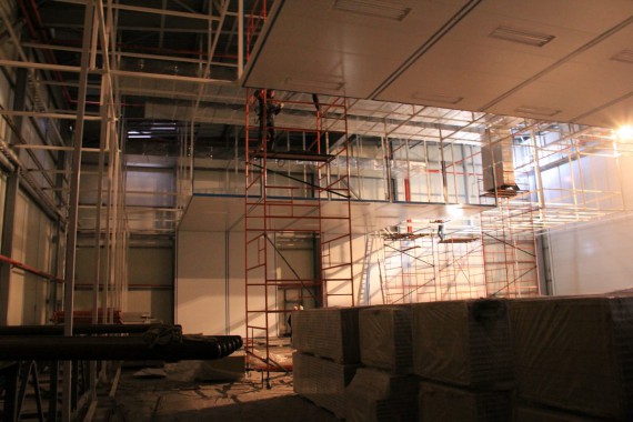 Покрасочно-сушильная камера для самолетов Airbus в Авиационно-техническом центре