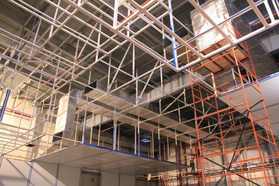 Покрасочно-сушильная камера для самолетов Airbus в Авиационно-техническом центре