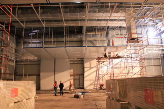 Покрасочно-сушильная камера для самолетов Airbus в Авиационно-техническом центре