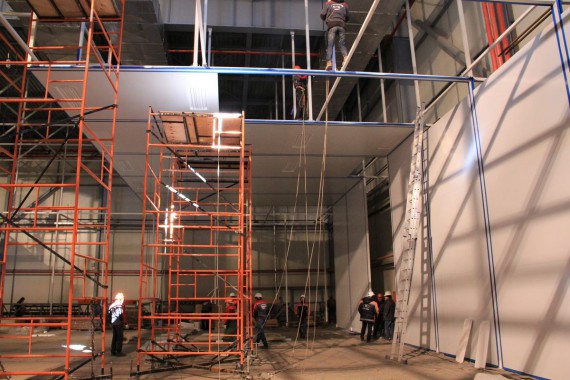 Покрасочно-сушильная камера для самолетов Airbus в Авиационно-техническом центре