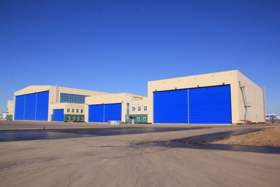 Покрасочно-сушильная камера для самолетов Airbus в Авиационно-техническом центре