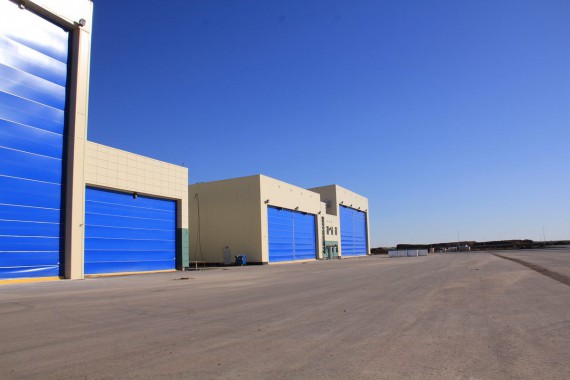 Покрасочно-сушильная камера для самолетов Airbus в Авиационно-техническом центре