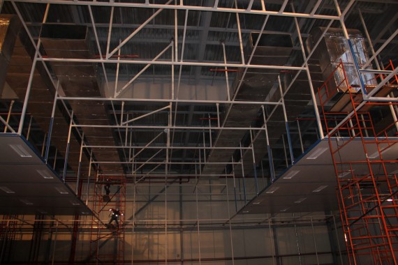 Покрасочно-сушильная камера для самолетов Airbus в Авиационно-техническом центре