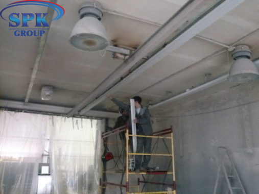 Реконструкция покрасочной камеры для сварных металлоконструкций