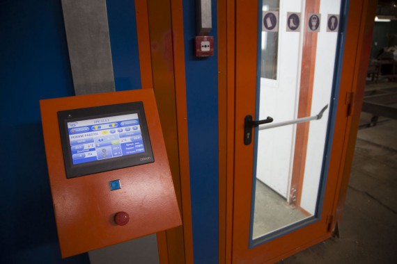 Окрасочно-сушильная камера для вилочных погрузчиков и металлоконструкций (Невьянский Машиностроительный Завод, г. Невьянск, Свердловская область)