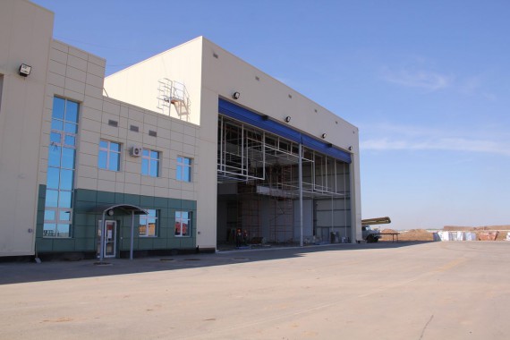 Покрасочно-сушильная камера для самолетов Airbus в Авиационно-техническом центре