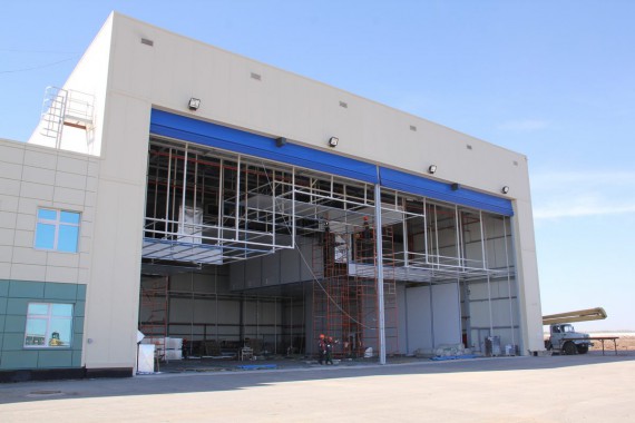 Покрасочно-сушильная камера для самолетов Airbus в Авиационно-техническом центре