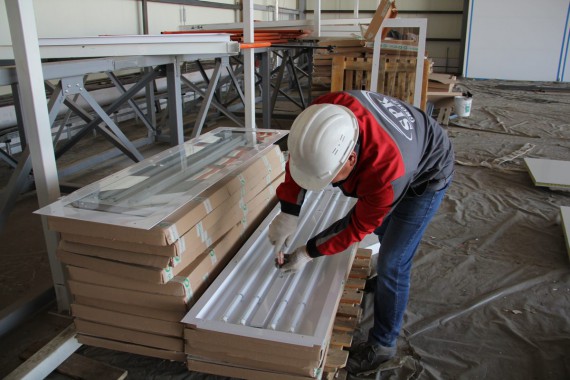 Покрасочно-сушильная камера для самолетов Airbus в Авиационно-техническом центре