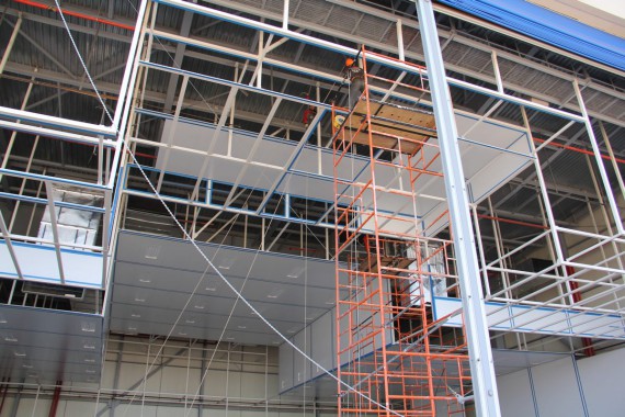 Покрасочно-сушильная камера для самолетов Airbus в Авиационно-техническом центре