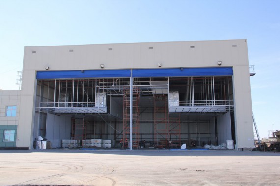 Покрасочно-сушильная камера для самолетов Airbus в Авиационно-техническом центре