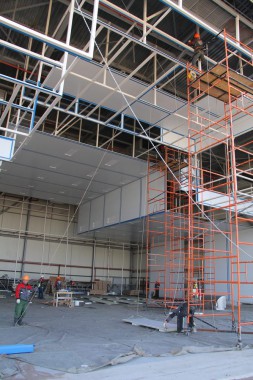 Покрасочно-сушильная камера для самолетов Airbus в Авиационно-техническом центре