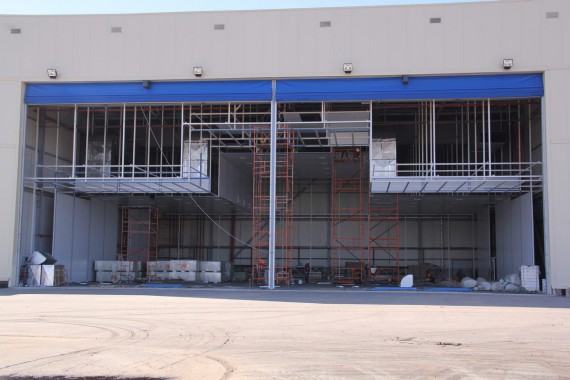 Покрасочно-сушильная камера для самолетов Airbus в Авиационно-техническом центре