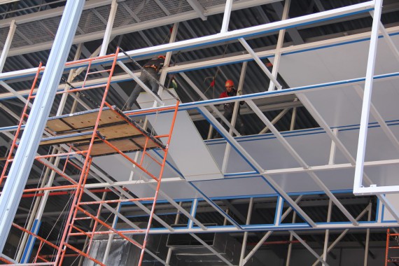 Покрасочно-сушильная камера для самолетов Airbus в Авиационно-техническом центре