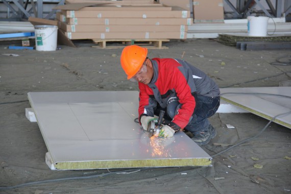 Покрасочно-сушильная камера для самолетов Airbus в Авиационно-техническом центре