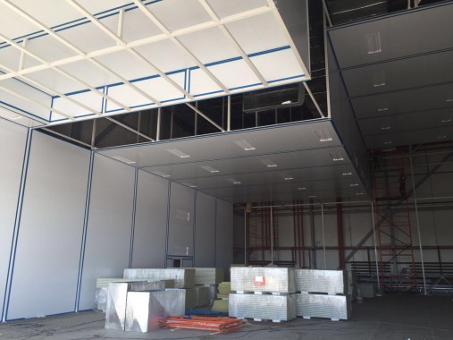 Покрасочно-сушильная камера для самолетов Airbus в Авиационно-техническом центре