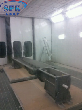 Реконструкция покрасочной камеры для сварных металлоконструкций