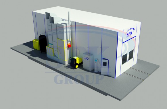 Моечная камера для дизельных двигателей SPK-9.5.5 Моечная камера для дизельных двигателей SPK-9.5.5