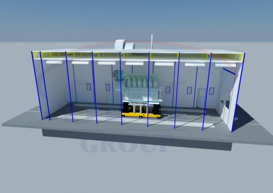 Моечная камера для дизельных двигателей SPK-9.5.5 Моечная камера для дизельных двигателей SPK-9.5.5