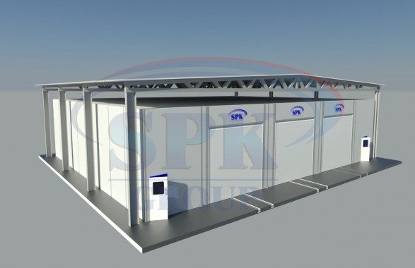 Комплекс для подготовки и покраски нефтяных труб SPK-18.22.7 Комплекс для подготовки и покраски нефтяных труб SPK-18.22.7