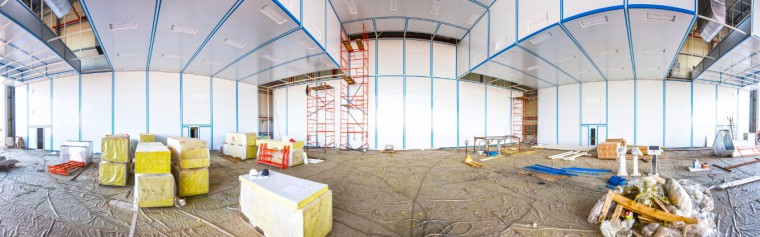 Покрасочно-сушильная камера для самолетов Airbus в Авиационно-техническом центре