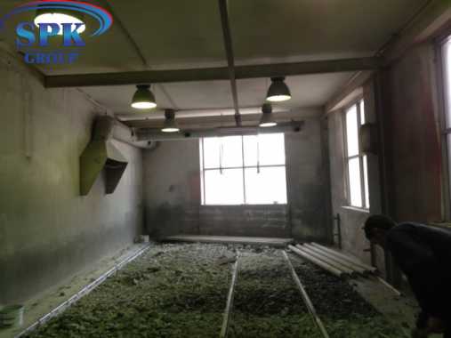 Реконструкция покрасочной камеры для сварных металлоконструкций