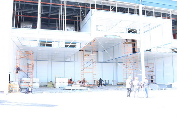 Покрасочно-сушильная камера для самолетов Airbus в Авиационно-техническом центре