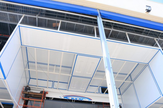 Покрасочно-сушильная камера для самолетов Airbus в Авиационно-техническом центре