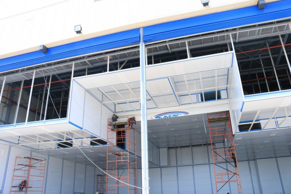 Покрасочно-сушильная камера для самолетов Airbus в Авиационно-техническом центре