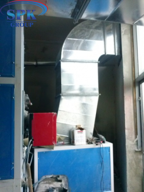 Реконструкция покрасочной камеры для сварных металлоконструкций