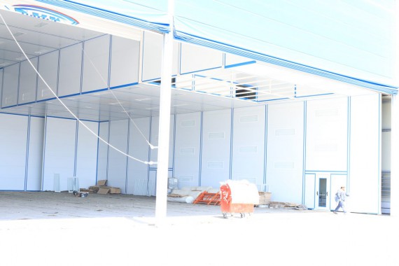 Покрасочно-сушильная камера для самолетов Airbus в Авиационно-техническом центре