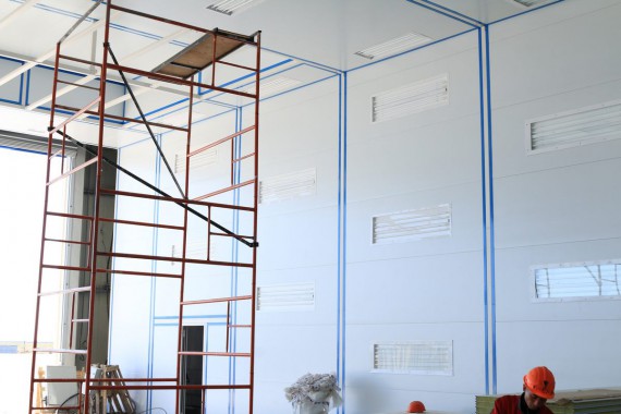 Покрасочно-сушильная камера для самолетов Airbus в Авиационно-техническом центре