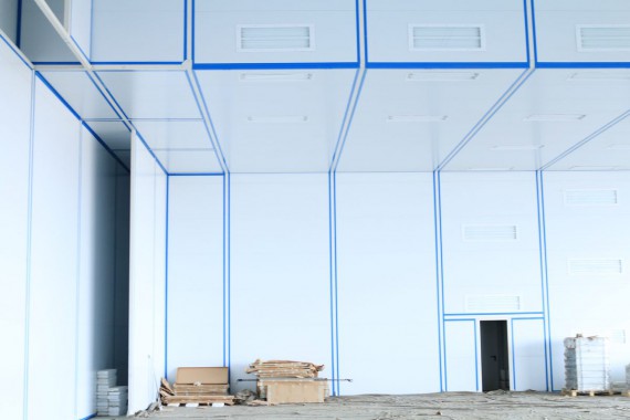 Покрасочно-сушильная камера для самолетов Airbus в Авиационно-техническом центре