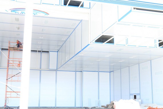 Покрасочно-сушильная камера для самолетов Airbus в Авиационно-техническом центре