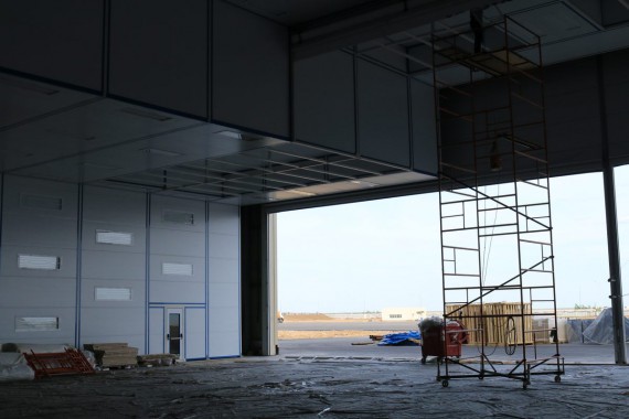 Покрасочно-сушильная камера для самолетов Airbus в Авиационно-техническом центре