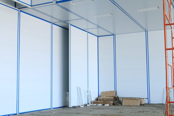 Покрасочно-сушильная камера для самолетов Airbus в Авиационно-техническом центре