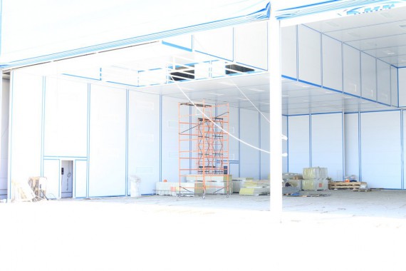 Покрасочно-сушильная камера для самолетов Airbus в Авиационно-техническом центре