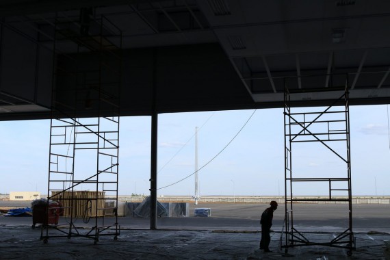 Покрасочно-сушильная камера для самолетов Airbus в Авиационно-техническом центре