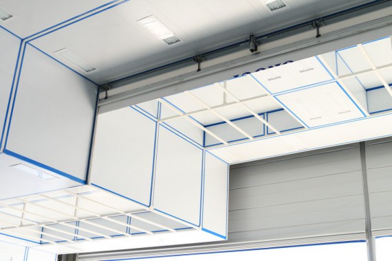 Покрасочно-сушильная камера для самолетов Airbus в Авиационно-техническом центре