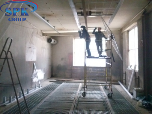 Реконструкция покрасочной камеры для сварных металлоконструкций