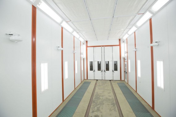 Окрасочно-сушильная камера для вилочных погрузчиков и металлоконструкций (Невьянский Машиностроительный Завод, г. Невьянск, Свердловская область)