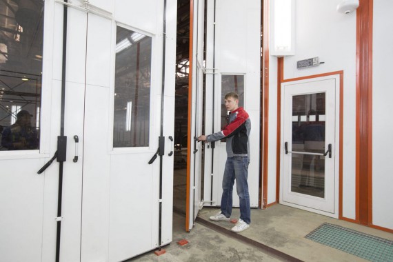 Окрасочно-сушильная камера для вилочных погрузчиков и металлоконструкций (Невьянский Машиностроительный Завод, г. Невьянск, Свердловская область)